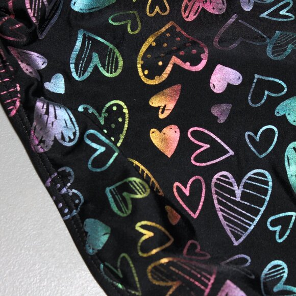 Multi Color 2 Pcs Justice Tankini Swimsuit Size 10 1/2 - Picture 10 of 12